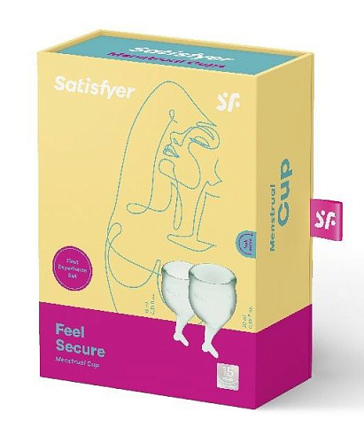 Набор менструальных чаш Satisfyer Feel secure Menstrual Cup J1766 (размер S + L)