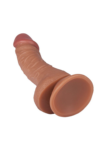 Кофейный фаллоимитатор на присоске Lola toys Seductive 6007-01lola (19 см)