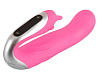 Розовый вибратор для внутренней и внешней стимуляции Orion Hands-Free Dolphin 0583561 (18 см)