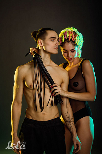 Чёрная плеть Lola toys Temptation 1114-01lola (45 см)