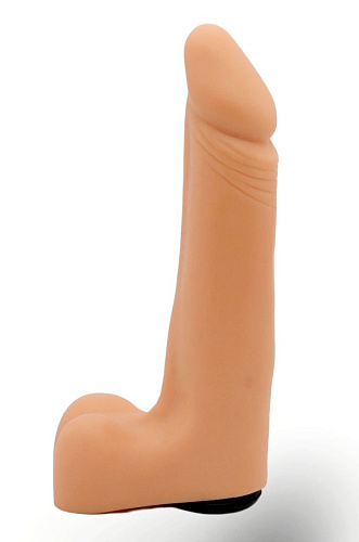 Реалистичный фаллоимитатор телесного цвета на трусиках с плугом LOVETOY (А-Полимер) 285003 (18,5 см)