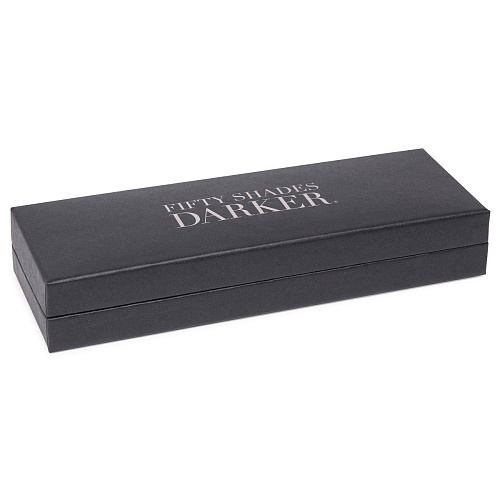 Стальной серебристый изогнутый стимулятор G-точки Fifty Shades of Grey DARKER DELICIOULSY DEEP STEEL G-SPOT DILDO FS-63950 (25,4 см)