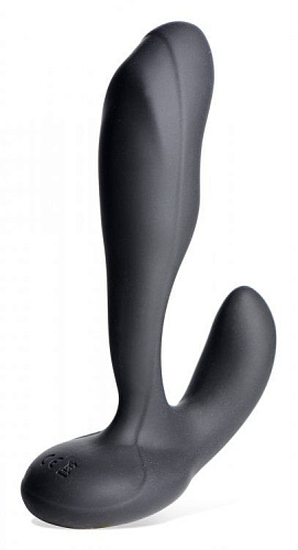 Чёрный массажёр простаты XR Brands Pro-Bend Bendable Prostate Vibrator AG252