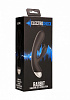 Чёрный вибратор с электростимуляцией Shots Media BV E-Stimulation Rabbit Vibrator ELC001BLK (19 см)