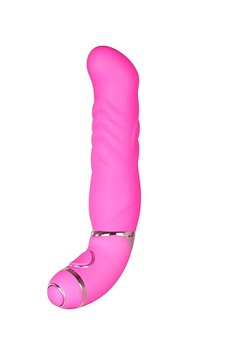 Розовый силиконовый вибратор Dream Toys PURRFECT SILICONE 6INCH 10FUNCTIONS 20952 (15 см)