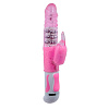 Розовый многоскоростной вибратор с клиторальным шипом Baile BW-063008 (27 см)