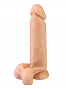 Реалистичный вибратор телесного цвета с присоской Сумерки богов 104-01 CD DD (18,5 см)