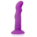 Фиолетовый вибромассажёр на присоске Bior toys Cosmo CSM-23061 (12 см)
