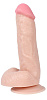 Телесный реалистичный фаллоимитатор на присоске Real RP10029 (17,5 см)