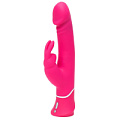Розовый вибратор-кролик Happy Rabbit Realistic Dual Density Rechargeable Rabbit Vibrator 79370 (25,5 см)