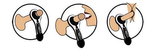 Чёрно-белый инновационный мастурбатор Monkey Spanker Duo E22988