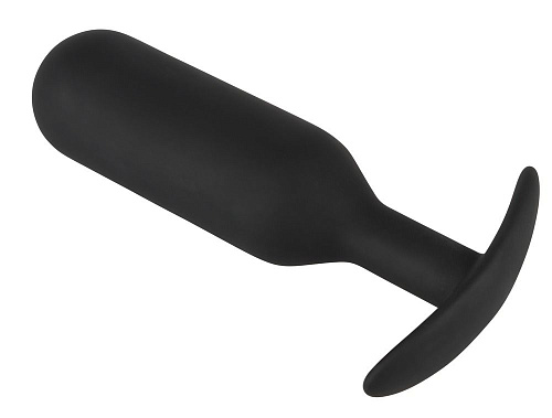 Чёрная анальная пробка с утяжелением Orion Anal Trainer Large 05358180000 (17,5 см)