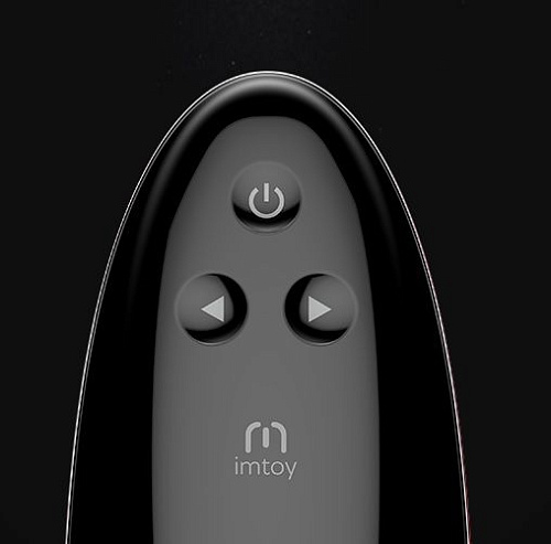 Хай-тек перезаряжаемый мастурбаторс вибрацией в чёрно-красном цвете ImToy Piu