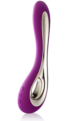 Лиловый вибратор Lelo Isla Deep Rose LEL1556 (22 см)