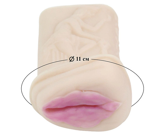 Мастурбатор-вагина телесного цвета из киберкожи LOVETOY (А-Полимер) 652103