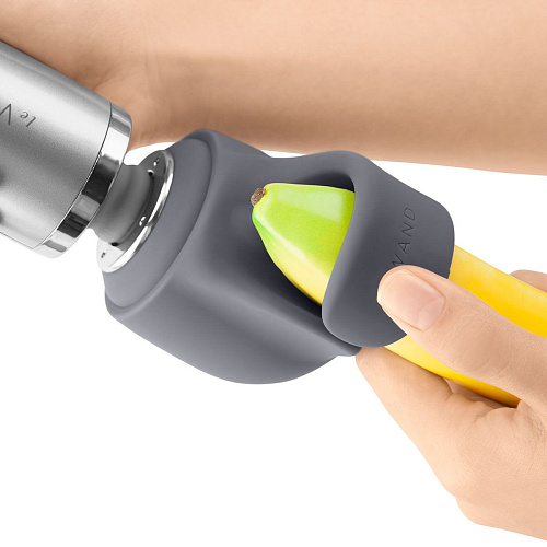 Серая насадка на массажер для фаллостимуляции Le Wand LOOP LW-008