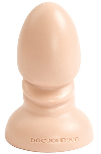 Анальная пробка телесного цвета Doc Johnson 0244-40-CD