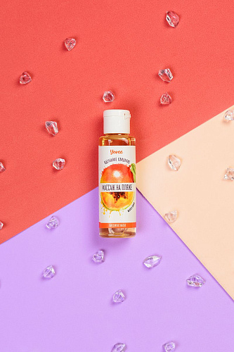 Масло для массажа с ароматом манго и папайи ToyFa «Массаж на пляже» 722103 (50 мл)