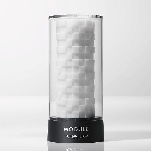 Белый 3D мастурбатор Tenga MODULE TNH-002