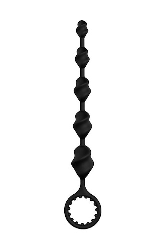 Чёрная анальная цепочка S-HANDE Lala SHD-033 (23,1 см)