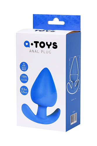 Синяя коническая пробочка из силикона A-toys 761318 (11,5 см)