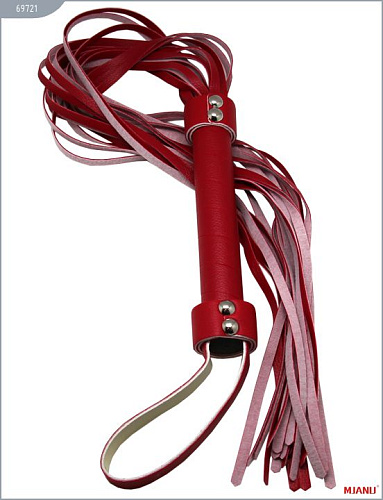 Красный кожаный флогер с 21 хвостом X-Market Ltd 69721 (56 см)
