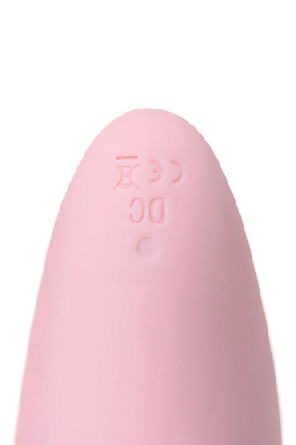 Розовый вибратор с ротацией S-HANDE KISS SHD-052 (21,4 см)