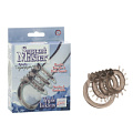 Серый хомут на пенис из 4 колец California Exotic Novelties SE-5629-30-3