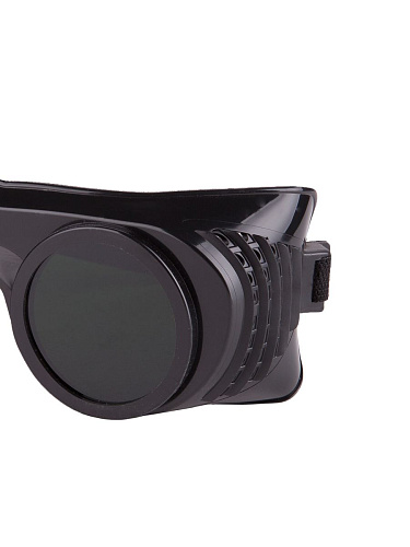 Чёрная латексная маска с чёрными окошками Sitabella «Крюгер» 6051-1