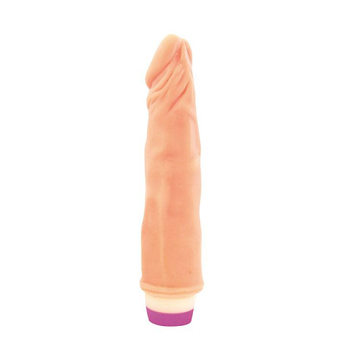 Вибратор телесного цвета Bior toys Realistic Cock Vibe EE-10048 (21 см)