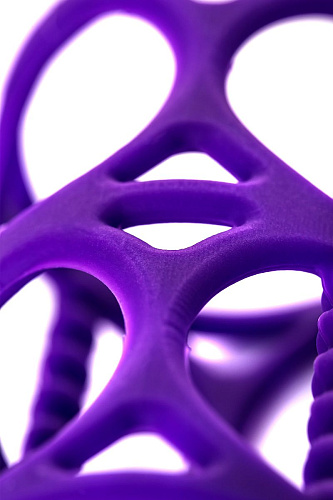 Фиолетовая насадка-сетка на член A-toys 768003