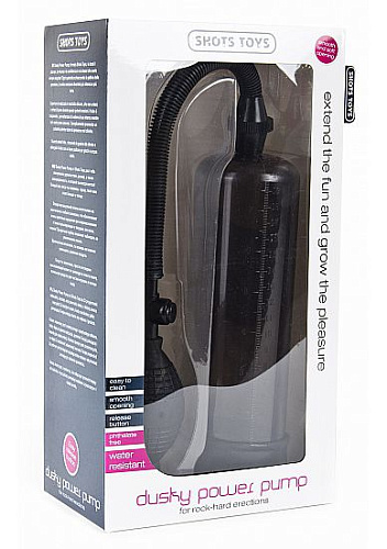 Черная вакуумная помпа Shots Media BV Dusky Power SHT139BLK