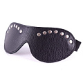 Чёрная маска с декором БДСМ арсенал 58005