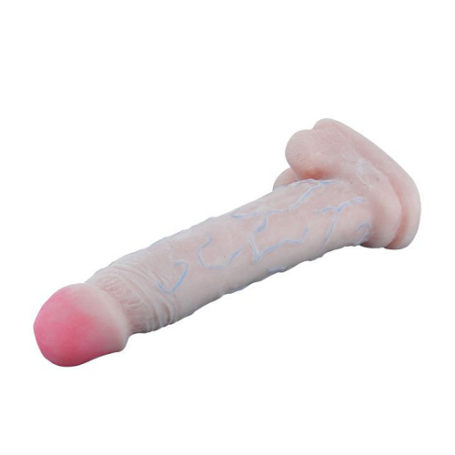 Телесный фаллоимитатор-гигант Baile Super Warrior BW-008077NG (37 см)