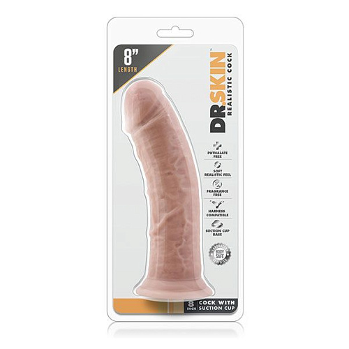Телесный фаллоимитатор Blush Novelties 8 Inch Cock With Suction Cup BL-12803 (20,3 см)