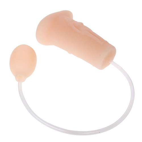 Мастурбатор-вагина телесного цвета с грушей Baile BM-009111-1002