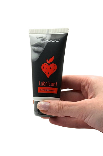 Съедобный лубрикант со вкусом клубники JuJu 7098JU (50 мл)
