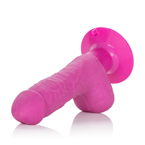 Розовый вибратор на присоске California Exotic Novelties Shower Stud Ballsy Dong SE-0840-05-3 (12,75 см)