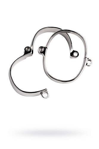 Наручники из металла в виде браслетов с замком ToyFa 717115