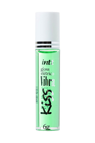 Блеск для губ с ароматом мяты и эффектом вибрации INTT GLOSS VIBE Mint G01