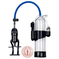 Вакуумная помпа с мини-вагиной и вибрацией Eroticon PUMP X7 30471