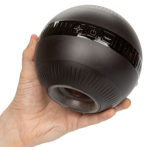 Чёрный двусторонний мастурбатор California Exotic Novelties Optimum Power Masturball SE-0858-10-3