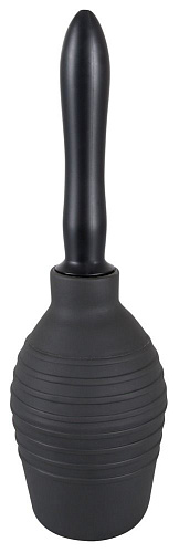 Чёрный анальный душ с 2 сменными насадками Orion Shower Me 05095400000