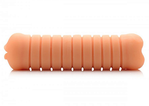 Телесный мастурбатор - анус и ротик XR Brands Stroke-N-GoAE747