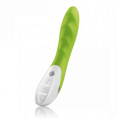 Вибратор цвета лайма MyStim Sassy Simon 46832 (27 см)