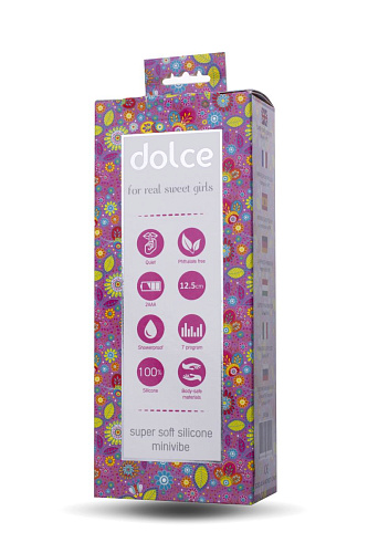 Розовый мини-вибратор ToyFa Dolce Jaden 591006 (12,5 см)