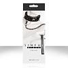 Чёрный ошейник с цепью-поводком NS Novelties SINFUL COLLAR NSN-1222-13