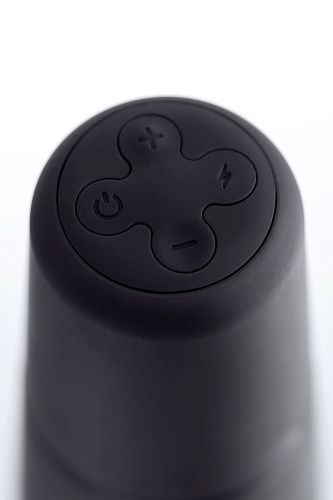 Чёрный мастурбатор с вибрацией Levett Zyra 17011