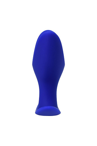 Синяя силиконовая расширяющая анальная втулка ToyFa Bloom 357006 (9 см)