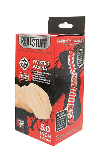 Телесный мастурбатор-вагина Dream Toys REALSTUFF TWISTED VAGINA 20582